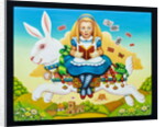 Alice and the White Rabbit, 2013 by Frances Broomfield