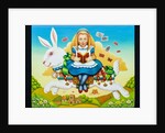 Alice and the White Rabbit, 2013 by Frances Broomfield
