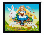 Alice and the White Rabbit, 2013 by Frances Broomfield