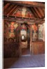 Sanctuary and Altar in Michael Archangel Church in Pedoulas, Cyprus. Painted churches UNESCO site Troodos, Cyprus by Anonymous