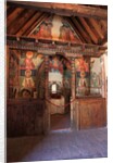 Sanctuary and Altar in Michael Archangel Church in Pedoulas, Cyprus. Painted churches UNESCO site Troodos, Cyprus by Anonymous