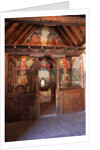 Sanctuary and Altar in Michael Archangel Church in Pedoulas, Cyprus. Painted churches UNESCO site Troodos, Cyprus by Anonymous