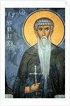 Saint Arsene: Byzantine fresco by Anonymous