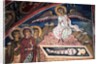 The Christ resurection Michael Archangel is showing the empty shroud to the three Mary by Anonymous