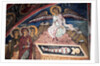 The Christ resurection Michael Archangel is showing the empty shroud to the three Mary by Anonymous