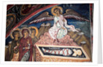 The Christ resurection Michael Archangel is showing the empty shroud to the three Mary by Anonymous