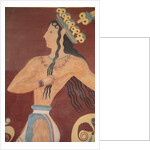 Prince of the Lilies fresco by Minoan Minoan