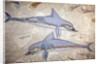 Minoan art. The Dolphin Fresco by Minoan Minoan