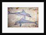 Minoan art. The Dolphin Fresco by Minoan Minoan