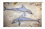 Minoan art. The Dolphin Fresco by Minoan Minoan
