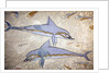 Minoan art. The Dolphin Fresco by Minoan Minoan