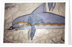 The Dolphin Fresco by Minoan Minoan