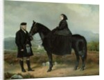 Queen Victoria on Horseback with John Brown by Charles Burton Barber