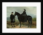 Queen Victoria on Horseback with John Brown by Charles Burton Barber