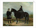 Queen Victoria on Horseback with John Brown by Charles Burton Barber