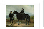 Queen Victoria on Horseback with John Brown by Charles Burton Barber