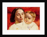 The Artist's sister, Mrs Sarah Wilson and her child by William Holman Hunt