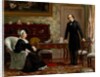 Peace with Honour - Queen Victoria with Benjamin Disraeli following the signing of the Berlin Treaty in 1878 by Theodore Blake Wirgman