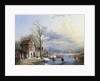 Skaters on the Lake by Jacob Jan Coenraad Spohler