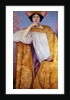 Portrait of a Woman in a Golden Dress, painted in collaboration with Ernst Klimt Franz Matsch and his studio, 1886-87 by Gustav Klimt