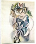 Seated woman, 1917 by Jules Pascin