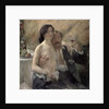 Self portrait with his wife and a sekt glass, 1902 by Lovis Corinth