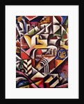 Cubist cityscape, 1914 by Lyubov Sergeevna Popova