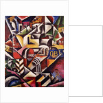 Cubist cityscape, 1914 by Lyubov Sergeevna Popova