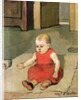 Little Hector on the floor, 1889 by Ferdinand Hodler