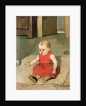 Little Hector on the floor, 1889 by Ferdinand Hodler