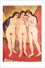 Three Naked Girls by August Macke