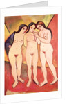 Three Naked Girls by August Macke