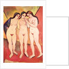 Three Naked Girls by August Macke