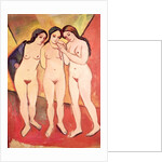 Three Naked Girls by August Macke