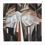 Cubist Head, 1914-15 by Alexander Bogomazov