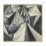 Cubo-Futurist Composition in Grey and White, 1916 by Alexander Bogomazov