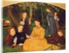 A Birthday Picnic - Portraits of the Children of W.W. Pattinson, Esq. of Felling, Near Gateshead, 1866-67 by Arthur Hughes