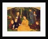 A Birthday Picnic - Portraits of the Children of W.W. Pattinson, Esq. of Felling, Near Gateshead, 1866-67 by Arthur Hughes