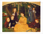 A Birthday Picnic - Portraits of the Children of W.W. Pattinson, Esq. of Felling, Near Gateshead, 1866-67 by Arthur Hughes
