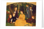 A Birthday Picnic - Portraits of the Children of W.W. Pattinson, Esq. of Felling, Near Gateshead, 1866-67 by Arthur Hughes