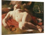 La Bacchante, c.1844-47 by Gustave Courbet