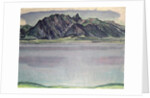 Thunersee with the Stockhorn Mountains, 1910 by Ferdinand Hodler