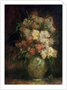 Vase of Flowers, c.1870-75 by Adolphe Joseph Thomas Monticelli
