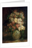 Vase of Flowers, c.1870-75 by Adolphe Joseph Thomas Monticelli