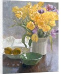 Still Life with Yellow Tulips by Carl Moll