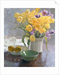 Still Life with Yellow Tulips by Carl Moll
