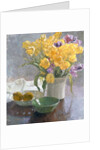 Still Life with Yellow Tulips by Carl Moll