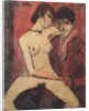 Seated Gipsy Lovers, 1922 by Otto Muller or Mueller