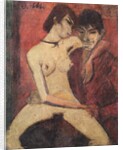 Seated Gipsy Lovers, 1922 by Otto Muller or Mueller