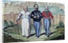 The Perfect Trinity: Pope Pius IX, Victor Emmanuel II and Garibaldi, 1870 by Italian School
